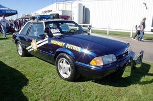Ford Mustang patrol car