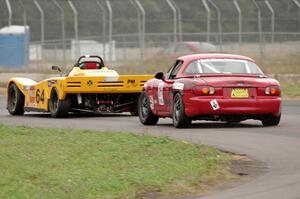 Matt Gray's Spec Racer Ford and Jamey Randall's Spec Miata Mazda Miata