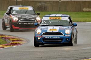 Tyler Palmer's and Glenn Nixon's MINI Coopers