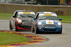 Tyler Palmer's and Glenn Nixon's MINI Coopers