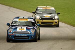 Tyler Palmer's MINI Cooper and Tom Noble's MINI Cooper