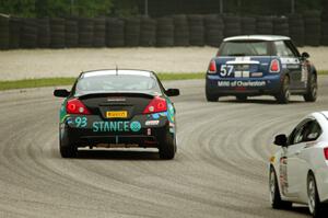 Andrei Kisel's MINI Cooper, Bryan Heitkotter's Nissan Altima Coupe and Jon Miller's Honda Civic Si