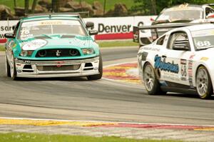 Erik Davis' Ford Mustang Boss 302S follows Craig Capaldi's Ford Mustang Boss 302S