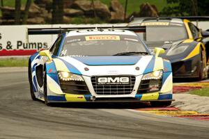 James Sofronas' Audi R8 Ultra and Alex Figge's McLaren 12C GT3