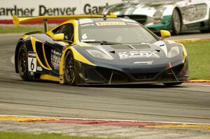 Robert Thorne's McLaren 12C GT3 and Tim Pappas' Mercedes-AMG SLS GT3