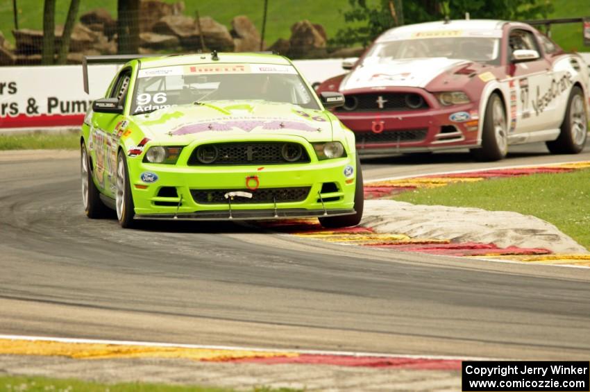 Brad Adams' Ford Mustang Boss 302S and Mitch Landry's Ford Mustang Boss 302Ss