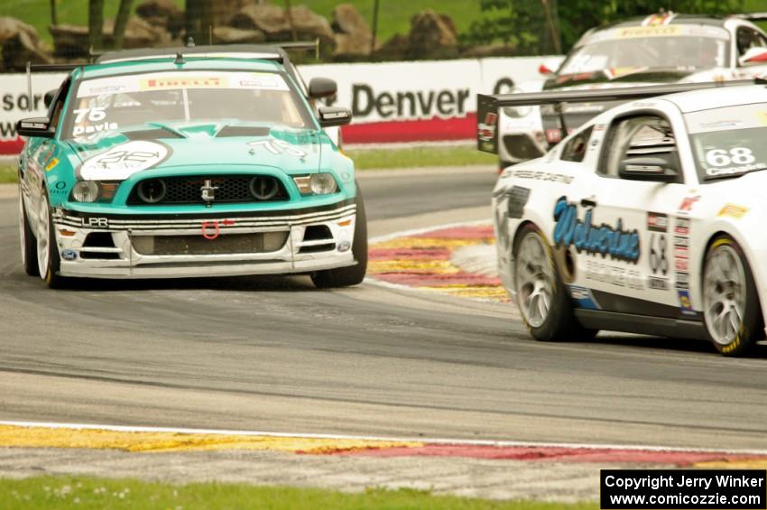 Erik Davis' Ford Mustang Boss 302S follows Craig Capaldi's Ford Mustang Boss 302S