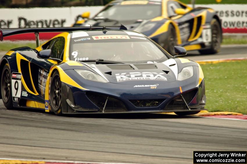 Alex Figge's and Robert Thorne's McLaren 12C GT3s