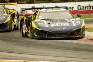 Alex Figge's and Robert Thorne's McLaren 12C GT3s