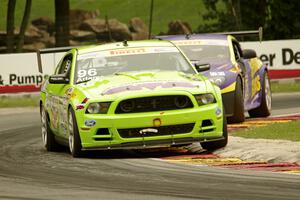 Brad Adams' Ford Mustang Boss 302S and Mark Klenin's Aston Martin Vantage GT4