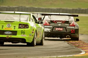 Ric Bushey's Nissan 370Z and Brad Adams' Ford Mustang Boss 302S