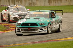 Erik Davis' Ford Mustang Boss 302S and Buz McCall's Porsche Cayman S