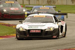 Jeff Courtney's Audi R8 Ultra, Dan Knox's SRT Viper GT3R and Michael Mills' Porsche GT3R