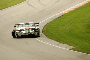 Tim Pappas' Mercedes-AMG SLS GT3 limps back to the pits after getting a flat.