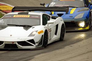 Marcelo Hahn's Lamborghini Gallardo FL2 and Dan Knox's SRT Viper GT3R