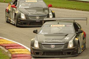 Andy Pilgrim's and Johnny O'Connell's Cadillac CTS-V Rs