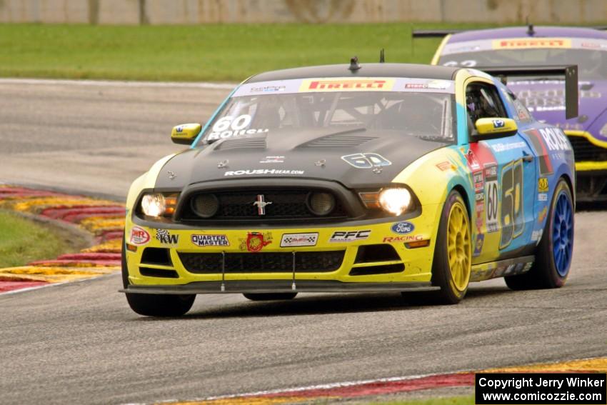 Jack Roush, Jr.'s Ford Mustang Boss 302S and Mark Klenin's Aston Martin Vantage GT4