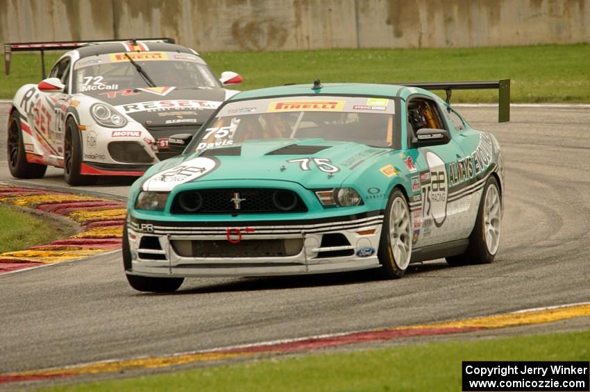 Erik Davis' Ford Mustang Boss 302S and Buz McCall's Porsche Cayman S