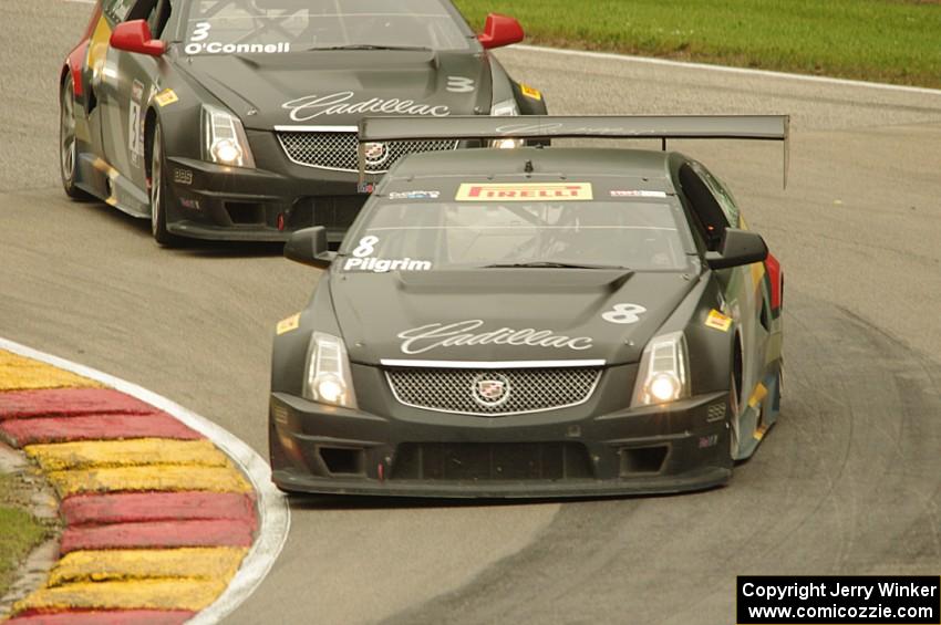 Andy Pilgrim's and Johnny O'Connell's Cadillac CTS-V Rs