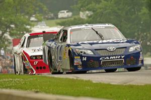 Eric McClure's Toyota Camry and Tanner Berryhill's Dodge Challenger