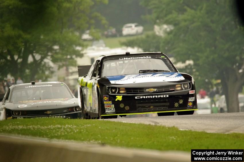 Bobby Reuse's and Derrike Cope's Chevy Camaros