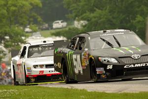 Sam Hornish, Jr.'s Toyota Camry and Tommy Joe Martins' Dodge Challenger