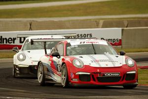 Michael Schein's and Angel Benitez, Jr.'s Porsche GT3 Cup cars