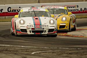 David Ducote's and Jeff Mosing's Porsche GT3 Cup cars