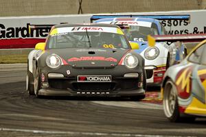 Patrick-Otto Madsen's and David Baker's Porsche GT3 Cup cars