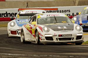 Michael Levitas' and David Williams' Porsche GT3 Cup cars