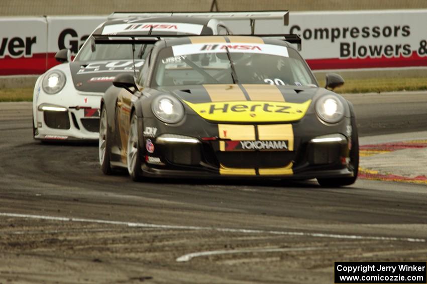 Sloan Urry's and Michael Lewis' Porsche GT3 Cup cars