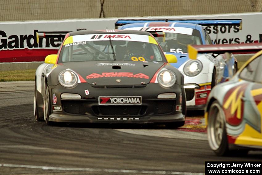 Patrick-Otto Madsen's and David Baker's Porsche GT3 Cup cars