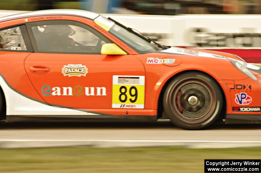 Oscar Arroyo's Porsche GT3 Cup