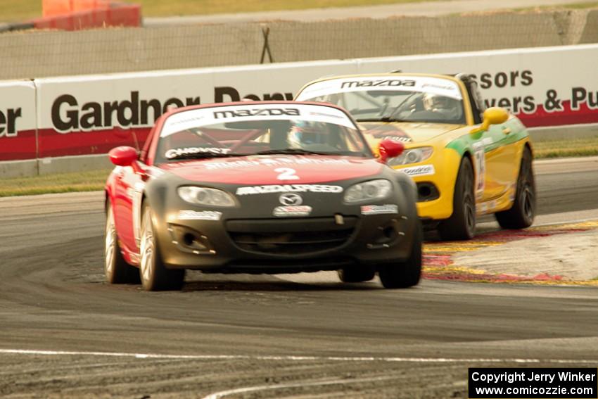 Beth Chryst's and Tim Probert's Mazda MX-5s