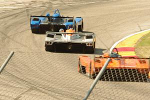 Mikhail Goikhberg leads Hayden Duerson and Christian Potolicchio, all in Panoz Élan DP-02s