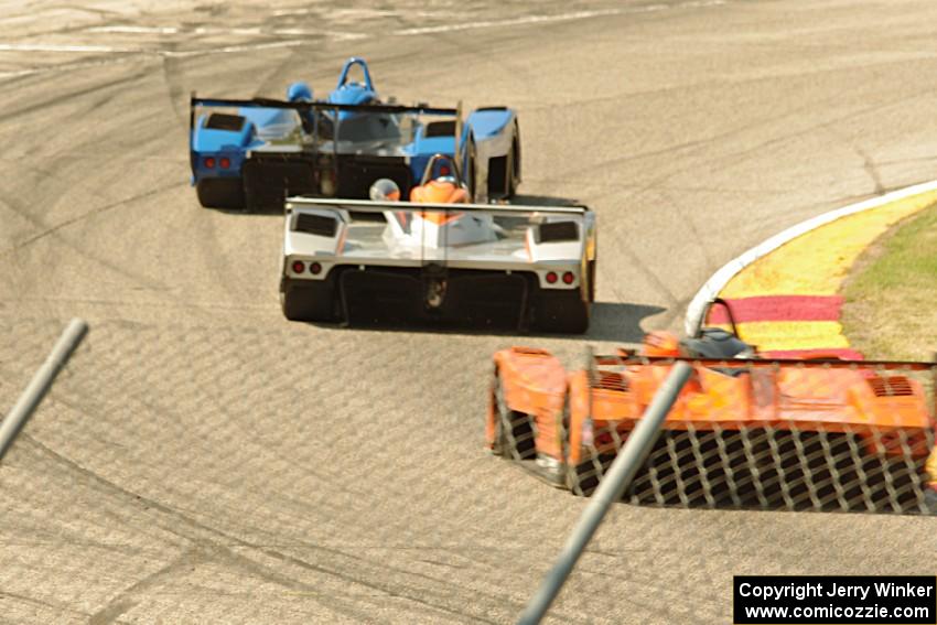 Mikhail Goikhberg leads Hayden Duerson and Christian Potolicchio, all in Panoz Élan DP-02s