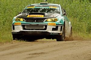 David Sterckx / Karen Jankowski Subaru WRX STi on SS3, Indian Creek.