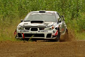 Adam Yeoman / Jordan Schulze Subaru WRX STi on SS3, Indian Creek.