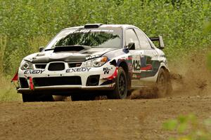 Adam Yeoman / Jordan Schulze Subaru WRX STi on SS3, Indian Creek.