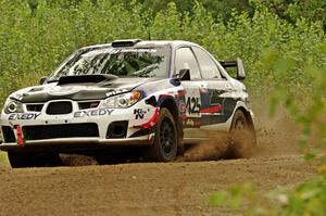 Adam Yeoman / Jordan Schulze Subaru WRX STi on SS3, Indian Creek.