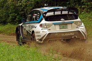 David Higgins / Craig Drew Subaru WRX STi on SS3, Indian Creek.