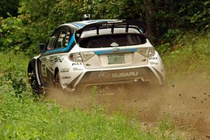 David Higgins / Craig Drew Subaru WRX STi on SS3, Indian Creek.