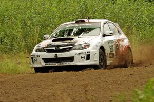 Dillon Van Way / Andrew Edwards Subaru WRX STi on SS3, Indian Creek.