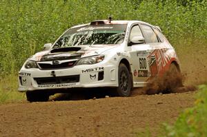 Dillon Van Way / Andrew Edwards Subaru WRX STi on SS3, Indian Creek.