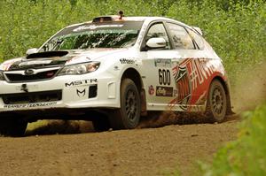 Dillon Van Way / Andrew Edwards Subaru WRX STi on SS3, Indian Creek.