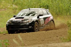 Lauchlin O'Sullivan / Scott Putnam Subaru WRX STi on SS3, Indian Creek.