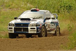 Piotr Fetela / Dominik Jozwiak Subaru Impreza STi on SS3, Indian Creek.