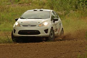 Will Hudson / Martin Brady Ford Fiesta R2 on SS3, Indian Creek.