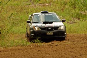 Chris O'Driscoll / Rebecca Greek Subaru WRX STi on SS3, Indian Creek.