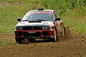 Chuck Surdyke / Kim DeMotte Subaru Impreza on SS3, Indian Creek.